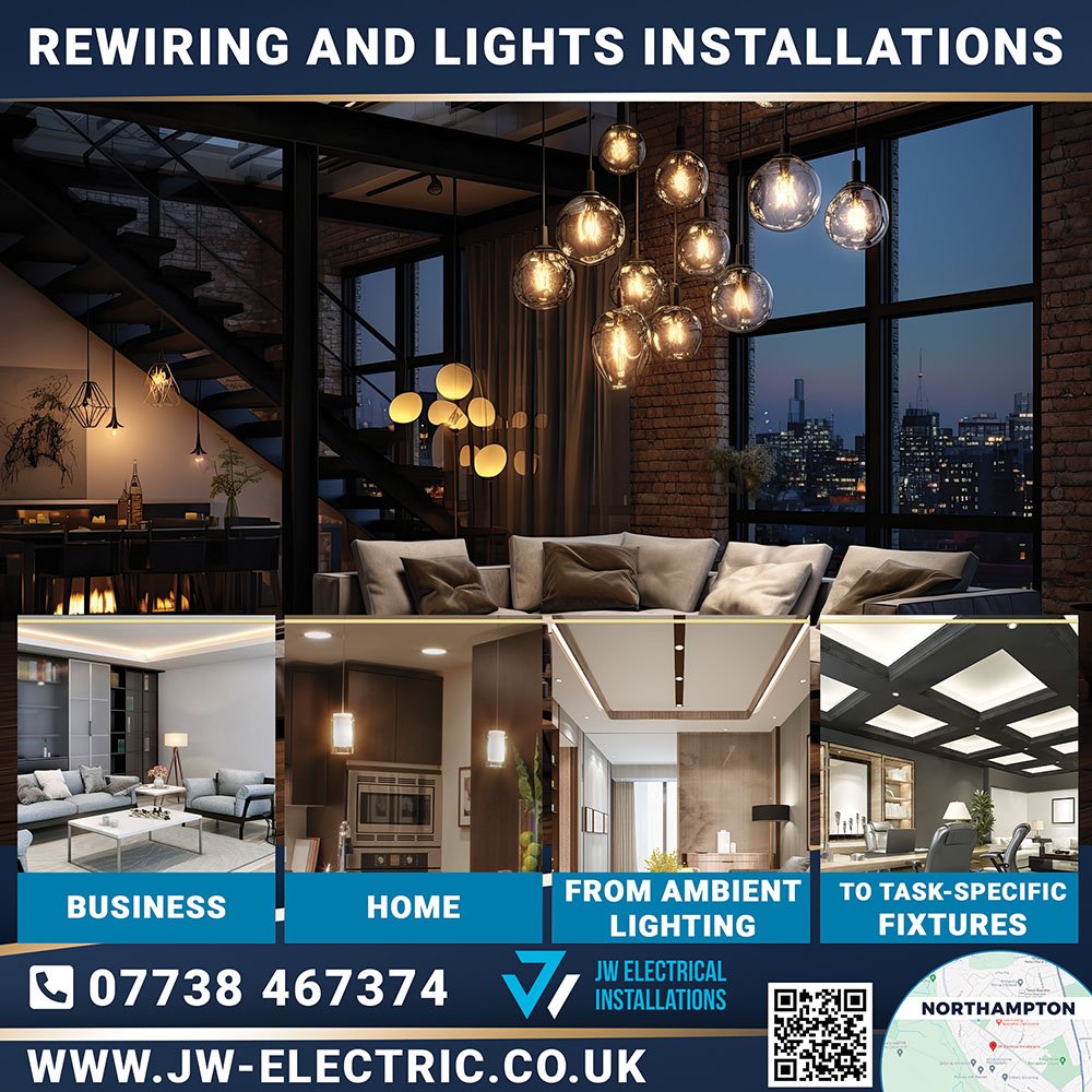 Rewiring and Lights Installation Milton Keynes - Northampton Electrician